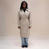Dawei Kaki Trench Coat - Khaki - Thumbnail 1