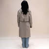 Dawei Kaki Trench Coat - Khaki - Thumbnail 3