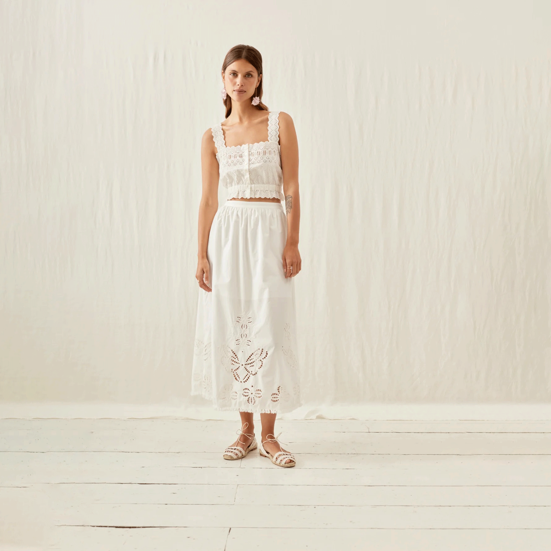 knuth marf × PALM   cap in camisole Knuth Marf - 【KnuthMarf × PALM】front design bra top