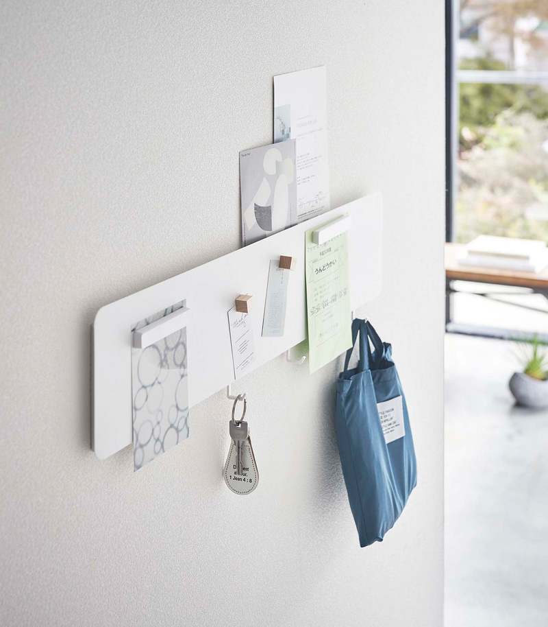 Yamazaki Home Wall-Mounted Magnet Board Magnetic Organizer