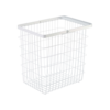 Yamazaki Home Wire Basket (15" H) Laundry Basket - White - Thumbnail 1