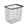 Yamazaki Home Wire Basket (15" H) Laundry Basket - White - Thumbnail 3