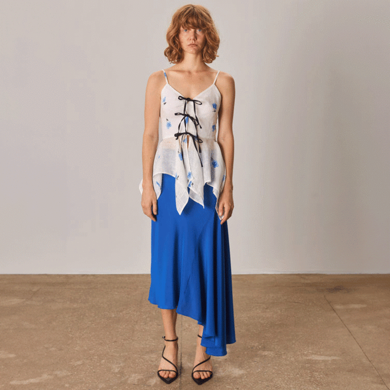 Naya Rea Layla Top - Blue Floral