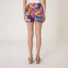 Manoush Niki Shorts - Psychedelic Navy - Thumbnail 4
