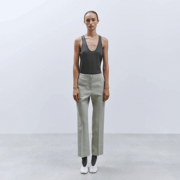 Alysi P5044 Linen Trousers - Pietra Alysi P5044 Linen Trousers - Pietra