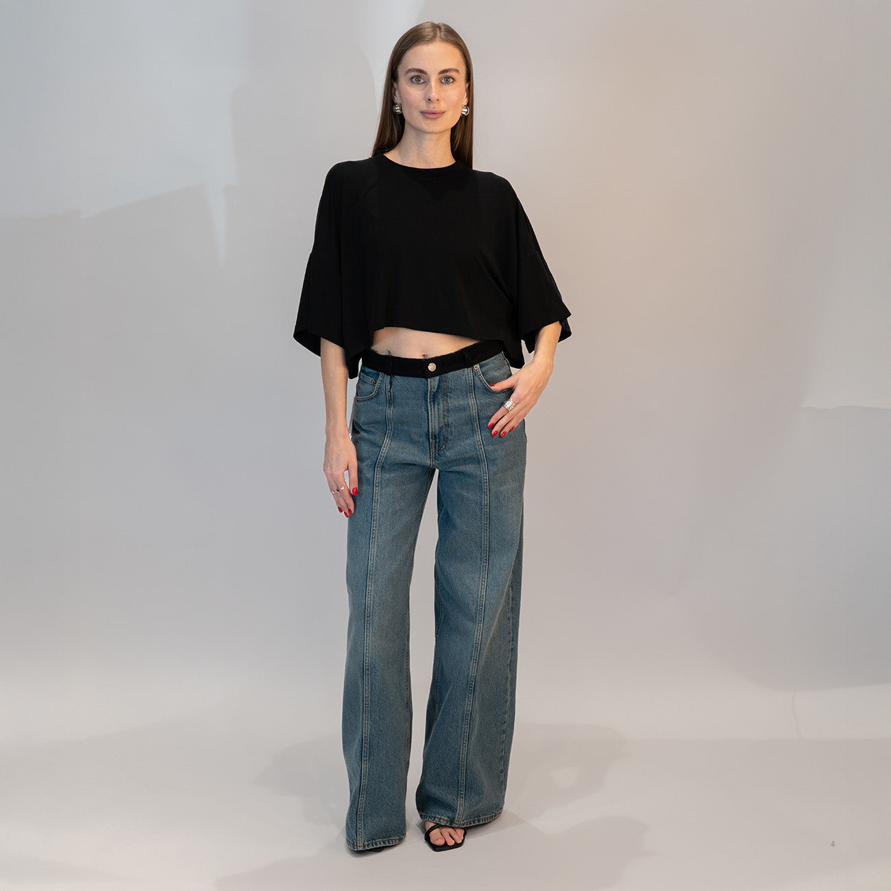 Haikure Peace Jean - Lagoon Wash | Garmentory