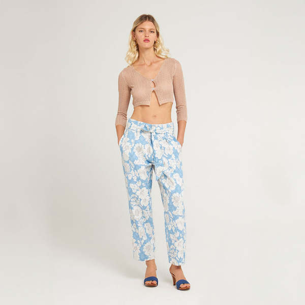 Antik Batik Peony Pants - Blue Peony