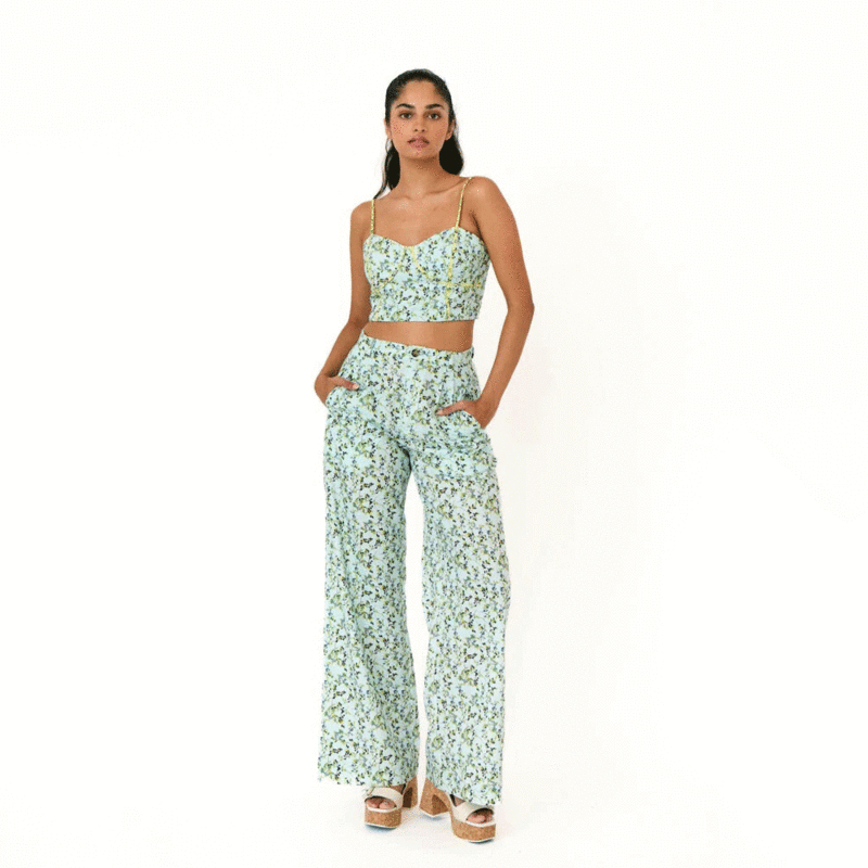 Rachel Antonoff Rose Pant - Blueberries for Sal Rachel Antonoff Rose Pant - Blueberries for Sal
