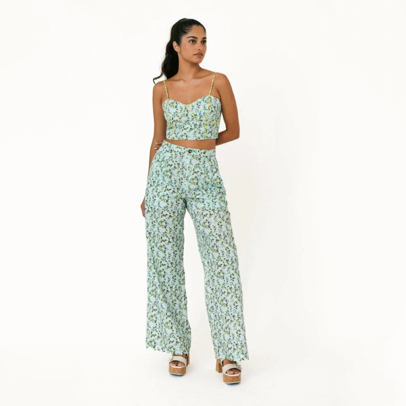 Rachel Antonoff Rose Pant - Blueberries for Sal Rachel Antonoff Rose Pant - Blueberries for Sal