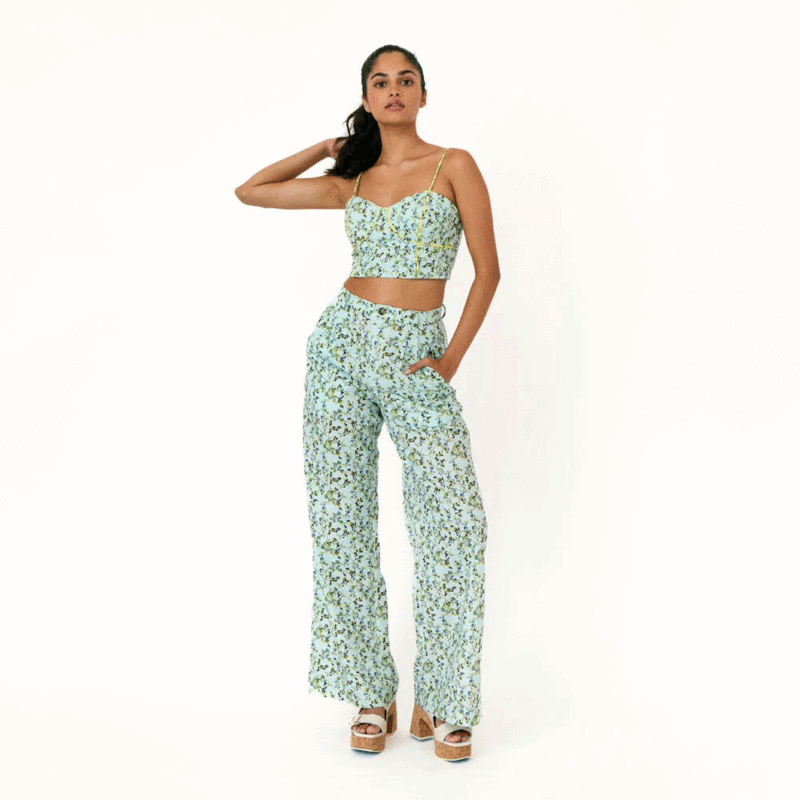 Rachel Antonoff Rose Pant - Blueberries for Sal Rachel Antonoff Rose Pant - Blueberries for Sal