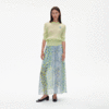 Baum und Pferdgarten Sadia Skirt - Green Double Flower - Thumbnail 1