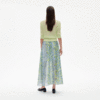 Baum und Pferdgarten Sadia Skirt - Green Double Flower - Thumbnail 2