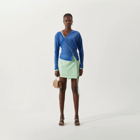【REJINA PYO】GREEN-BEIGE NYLON混JACKET Jackets – REJINA PYO