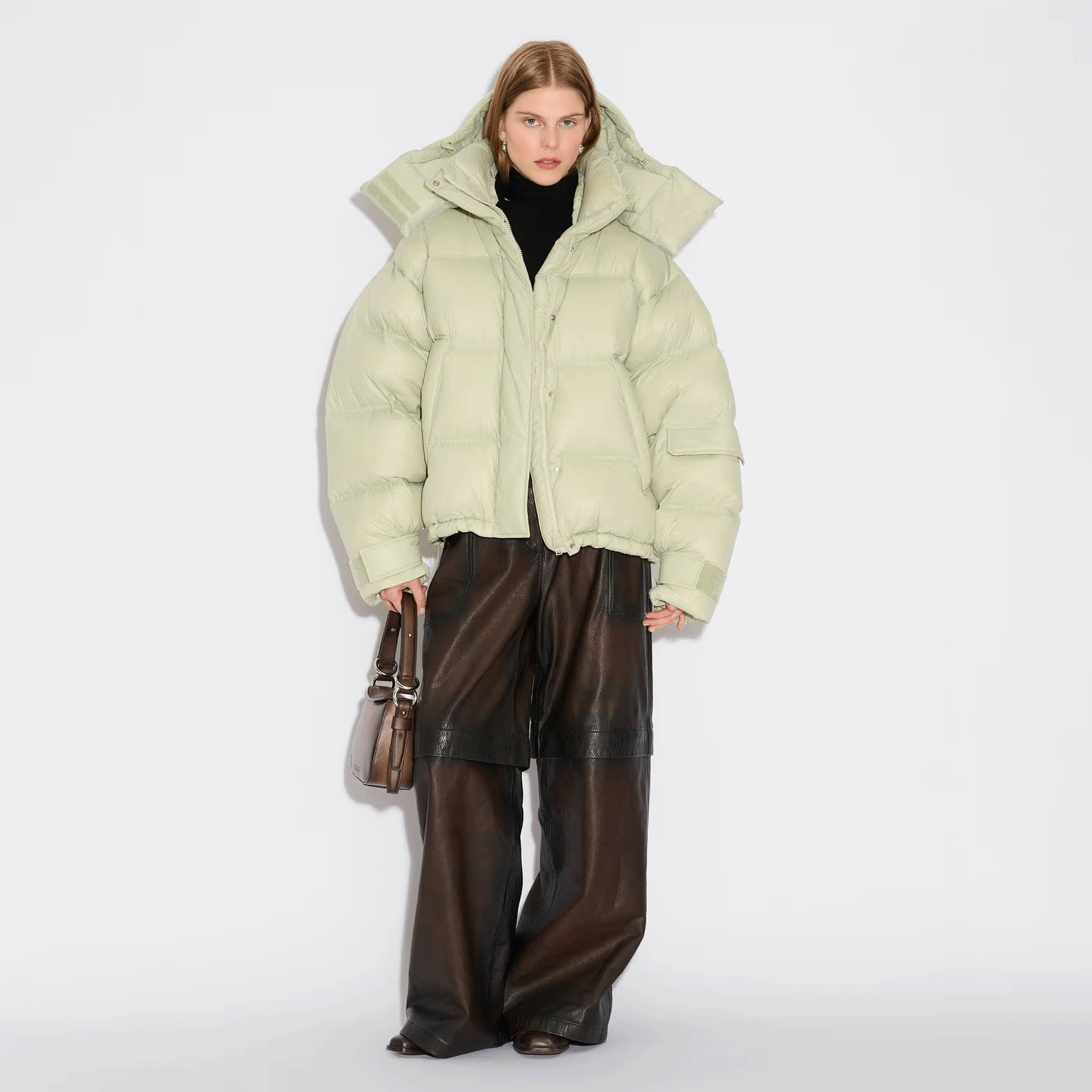 Holzweiler Steilia Short Down Jacket - Light Green | Garmentory