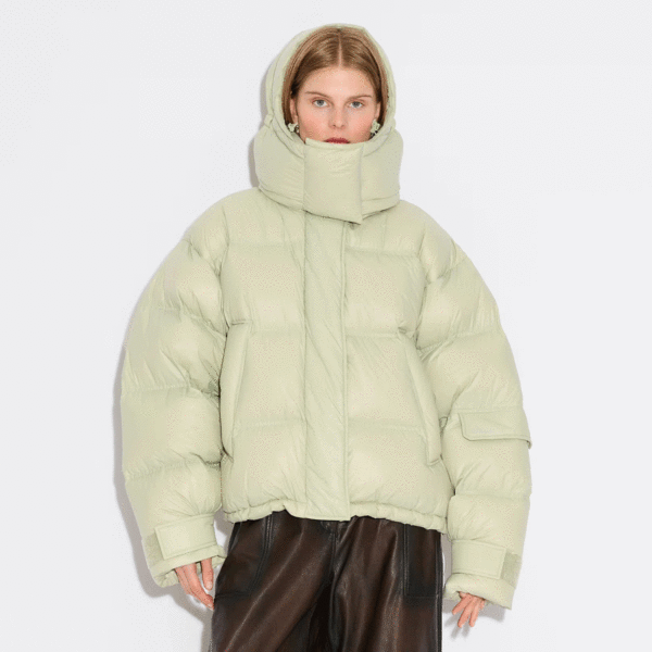 Holzweiler Steilia Short Down Jacket - Light Green | Garmentory