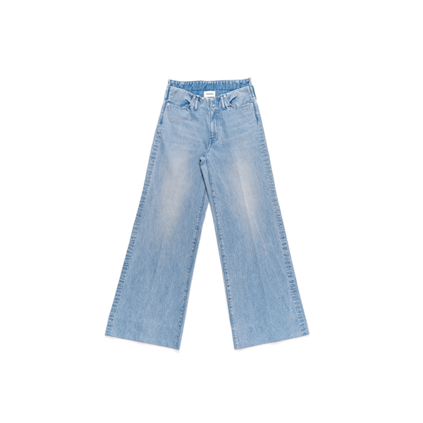 Tanaka Wide Jean Trousers - Ash Bleach | Garmentory