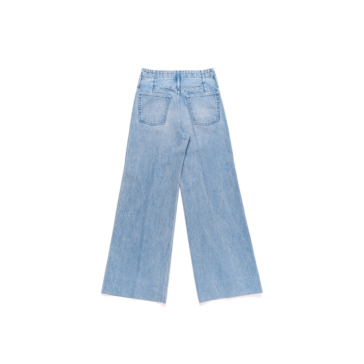 Tanaka Wide Jean Trousers - Ash Bleach | Garmentory