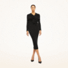Wolford Wool Wrap Cardigan - Black - Thumbnail 1