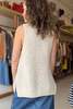 Wol Hide Handknit Tank - Bone - Thumbnail 8