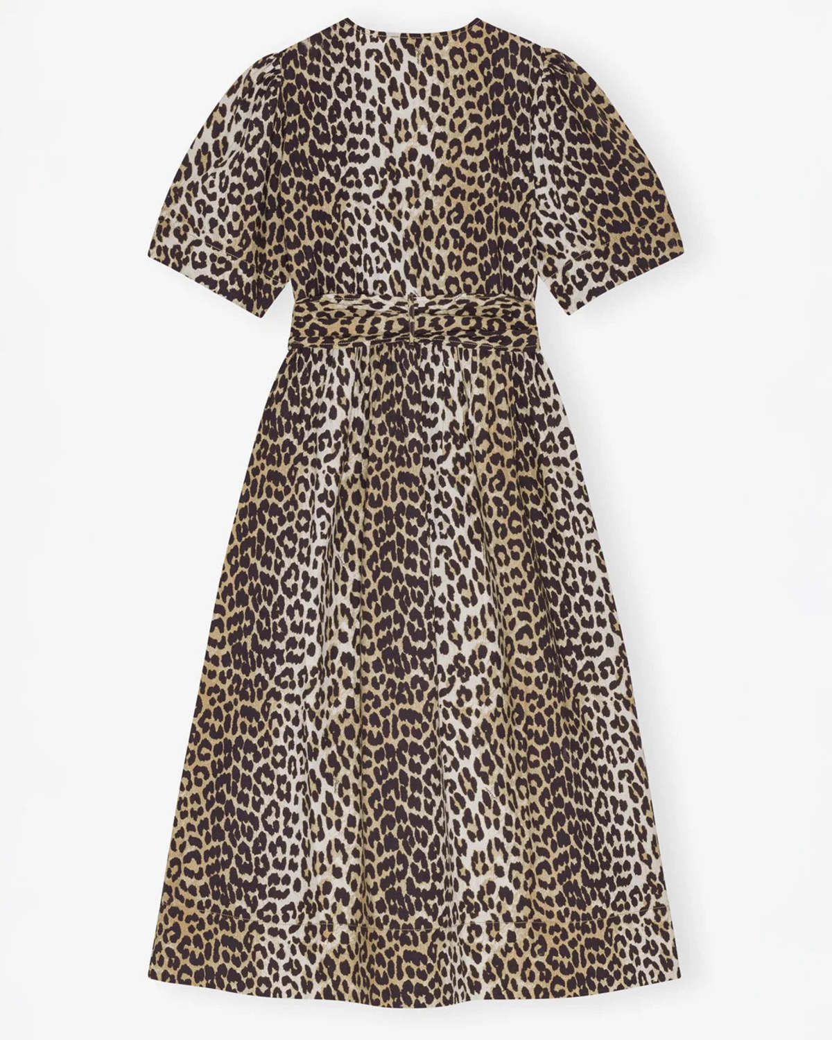 パーティードレス Leopard Print Tie Strap Midi Dress Leopard Tie Strap Midi Dress | GANNI