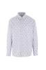 Maison Kitsuné Shirt - Zinc Grey Stripe - Thumbnail 1