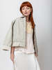 Hazel Brown Little Leather Bomber - Thumbnail 1
