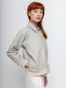 Hazel Brown Little Leather Bomber - Thumbnail 4