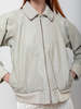 Hazel Brown Little Leather Bomber - Thumbnail 5