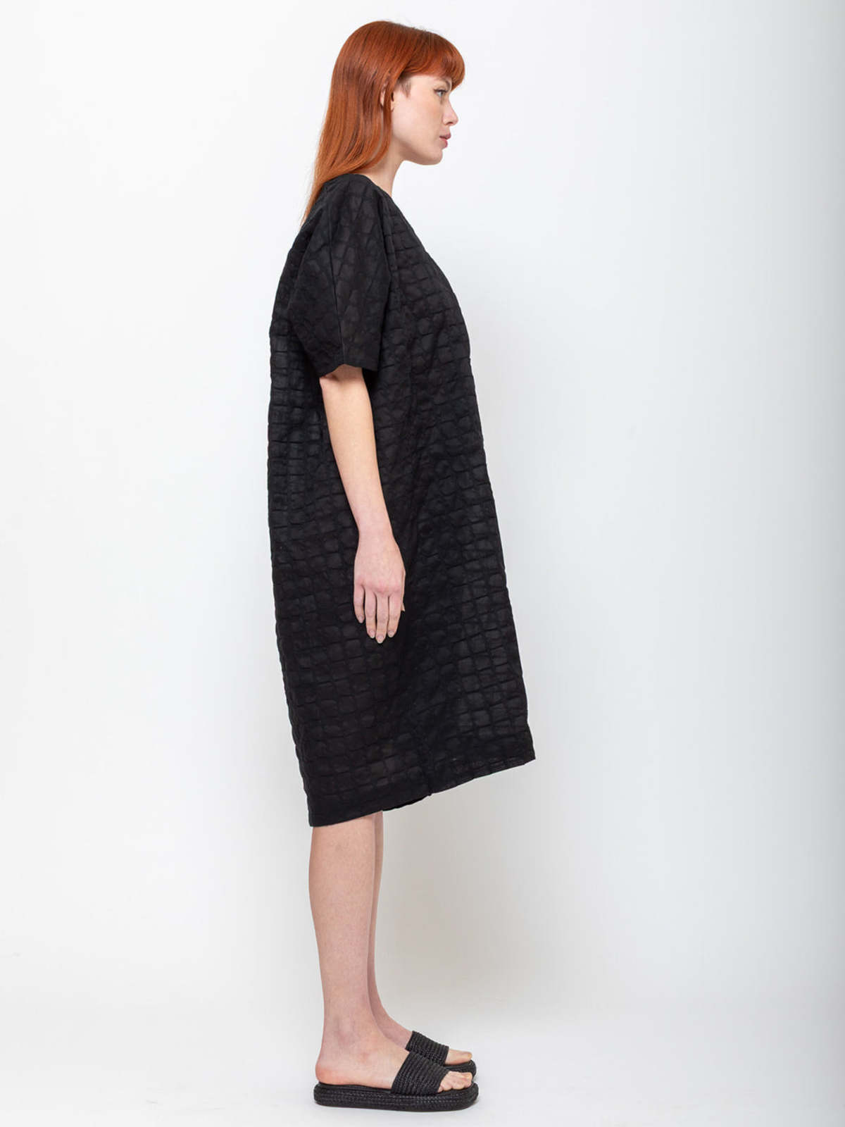 x*#様 Black crane⚫︎ GEM Neck Dress Black-Crane-Gem-Neck-Dress-