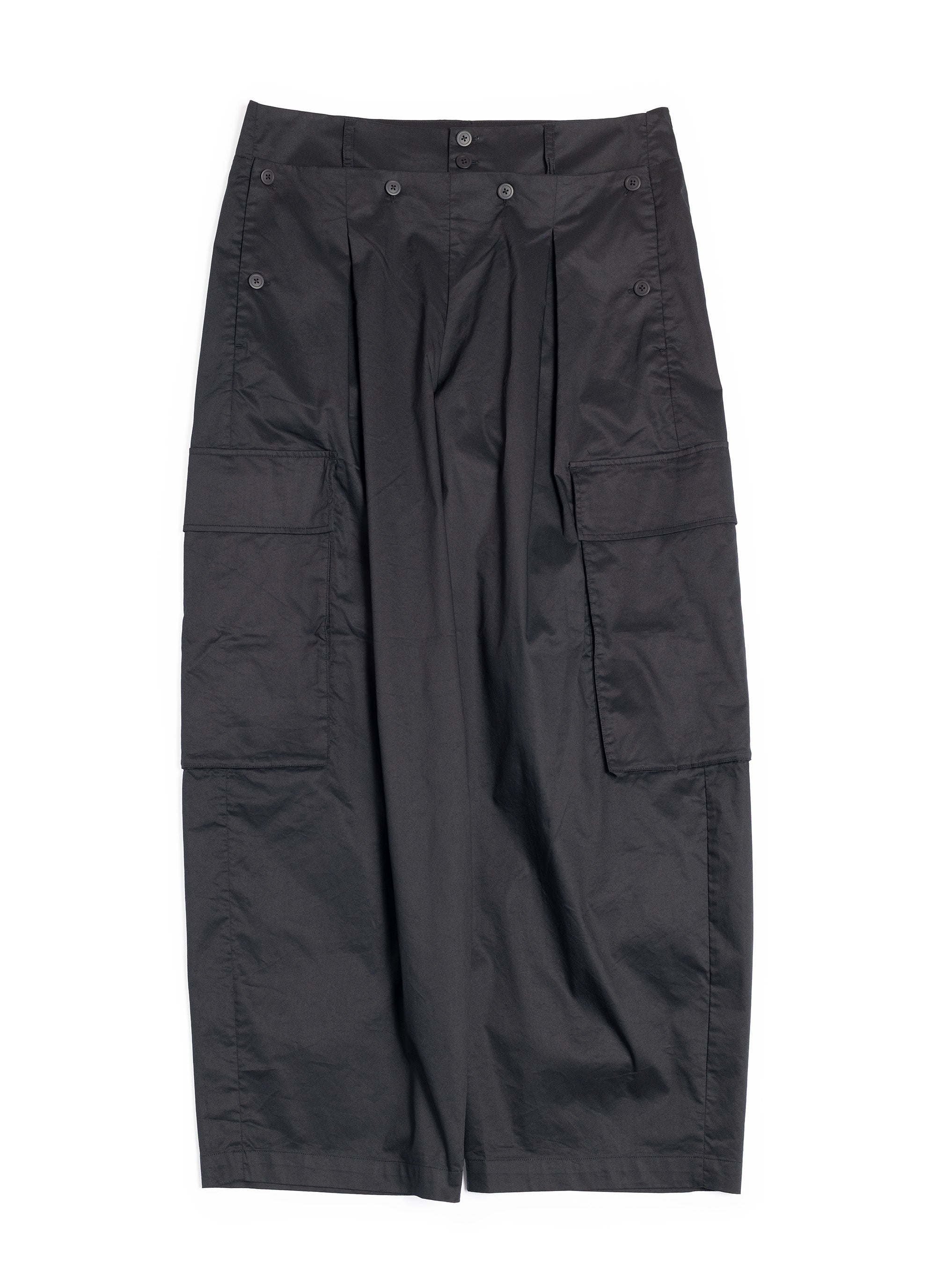 F/CE. Solotex Pigment Dye Cargo Trousers - Black | Garmentory