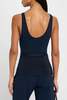 Brandon Maxwell Julia Scoop Neck Knit Tank With Turnlock Belt - Thumbnail 2