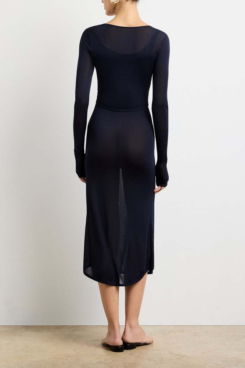 Brandon Maxwell Wylder Cropped Fitted Henley
