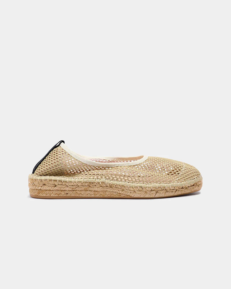 Naguisa Allium Woven Espadrilles - Olive