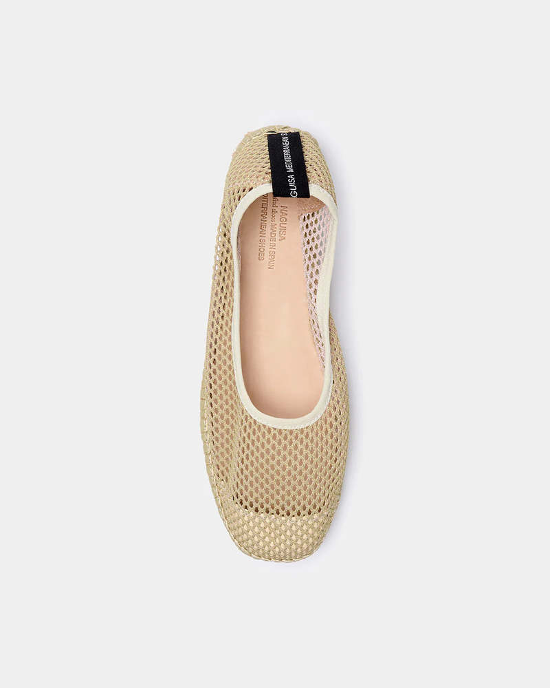 Naguisa Allium Woven Espadrilles - Olive