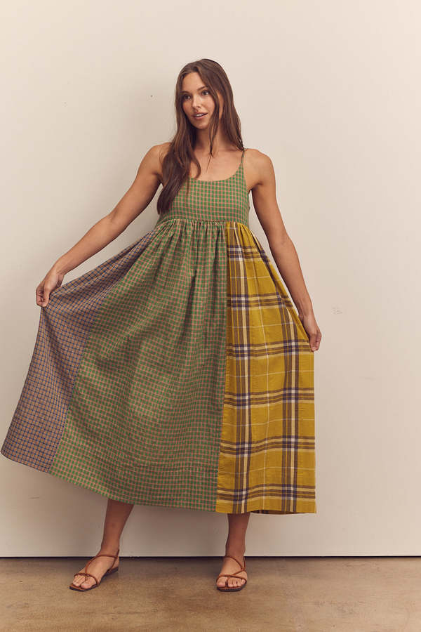 amente Contrast Cami Dress | Garmentory