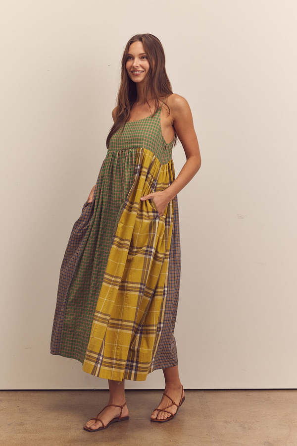 amente Contrast Cami Dress | Garmentory