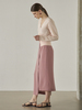 Maison De Ines Unbalanced H-Line Skirt - Pink - Thumbnail 6
