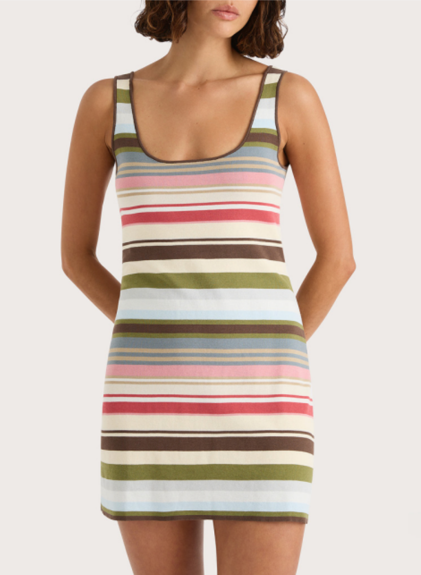 knee length dresses for ladies Enya Mini Dress – Cue Allure main image 1