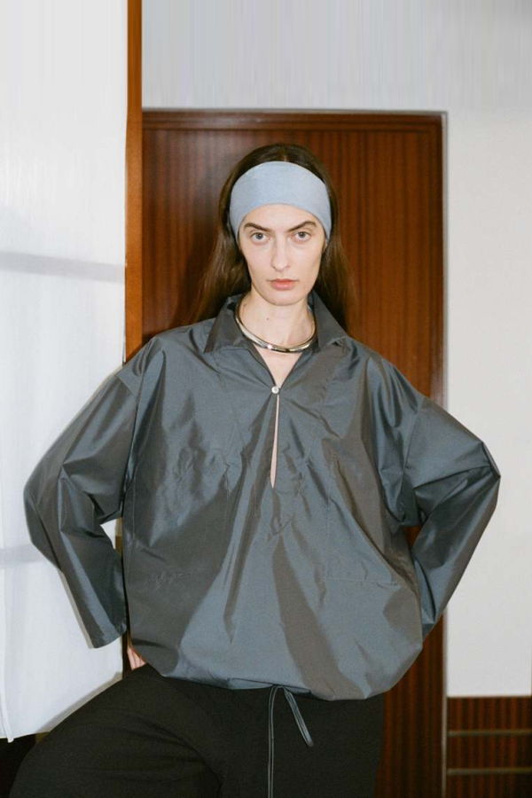 Annika Inez Tube Collar - Silver