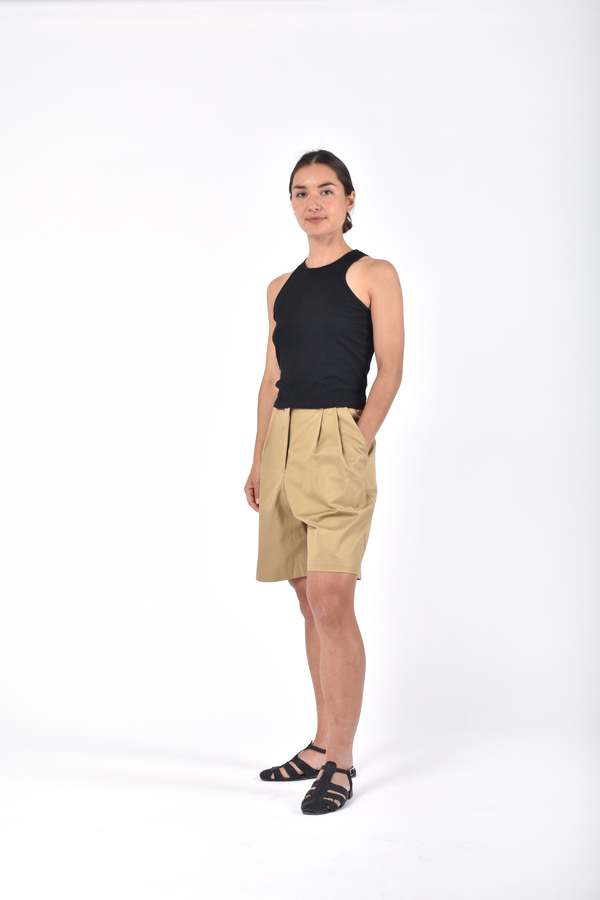 Shaina Mote Boy Short - Camel