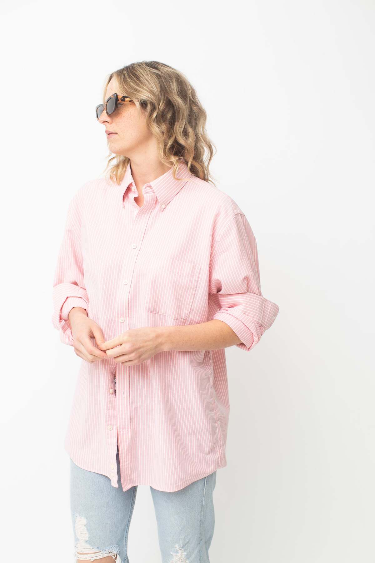 Stafford Striped Button Down Shirt | Garmentory Stafford Striped Button Down Shirt | Garmentory