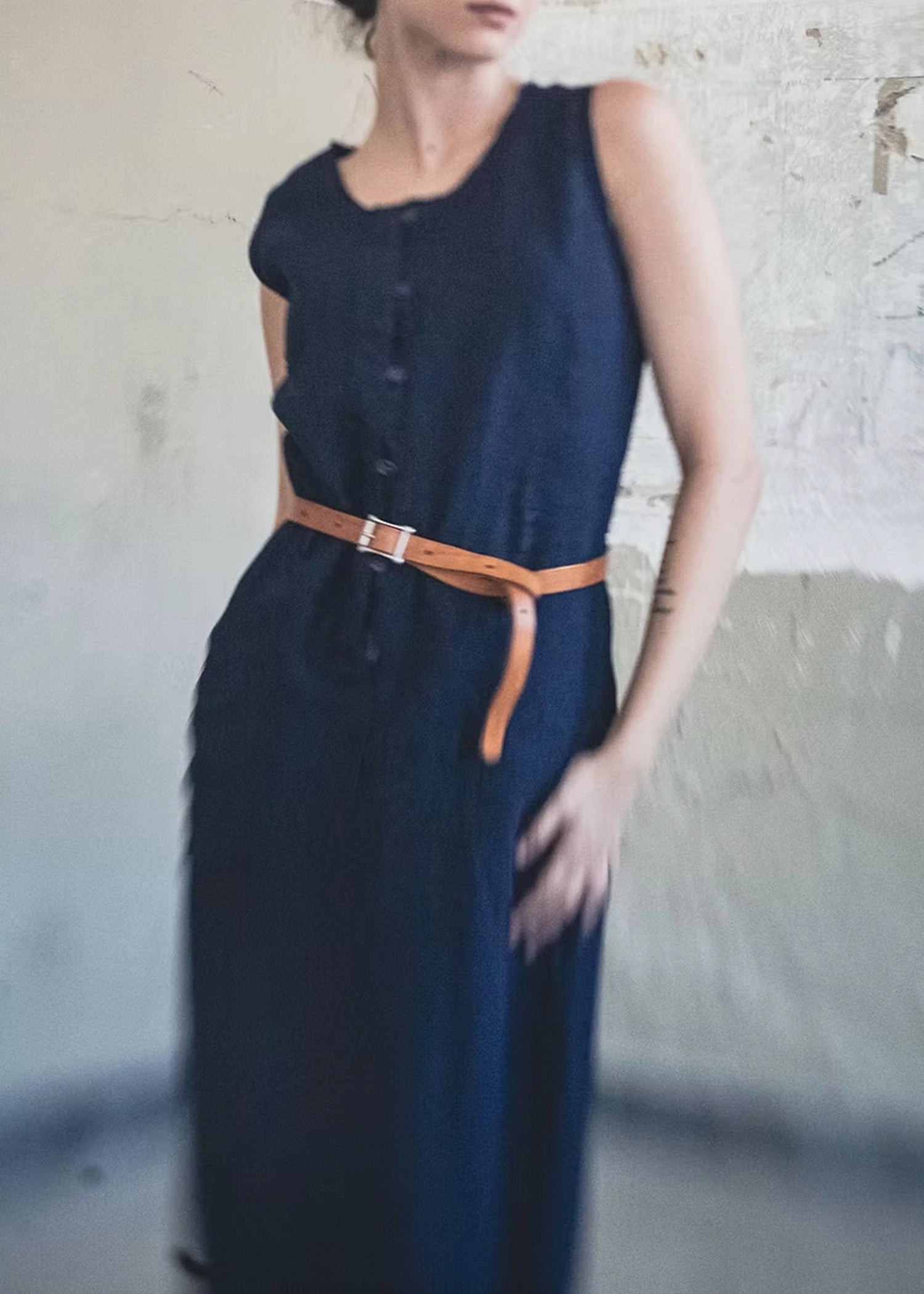 H+ Hannoh Wessel Danielle Dress - Ink | Garmentory
