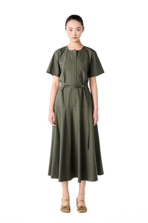 Proenza Schouler White Label Elisabeth Maxi Dress - Dark Green | Garmentory