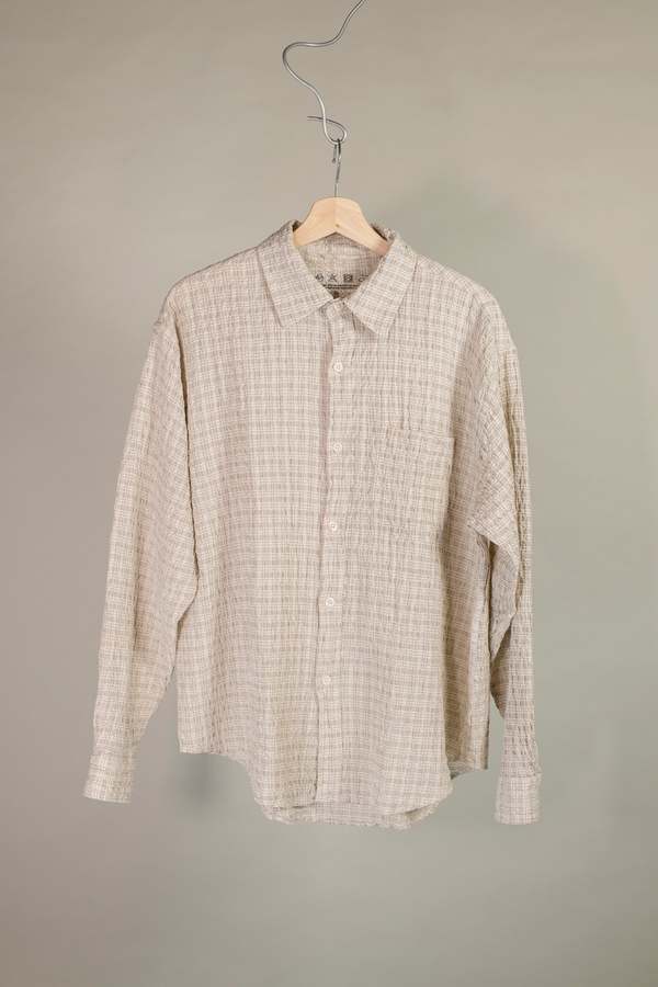 mfpen Executive Shirt - Beige Structure Check | Garmentory