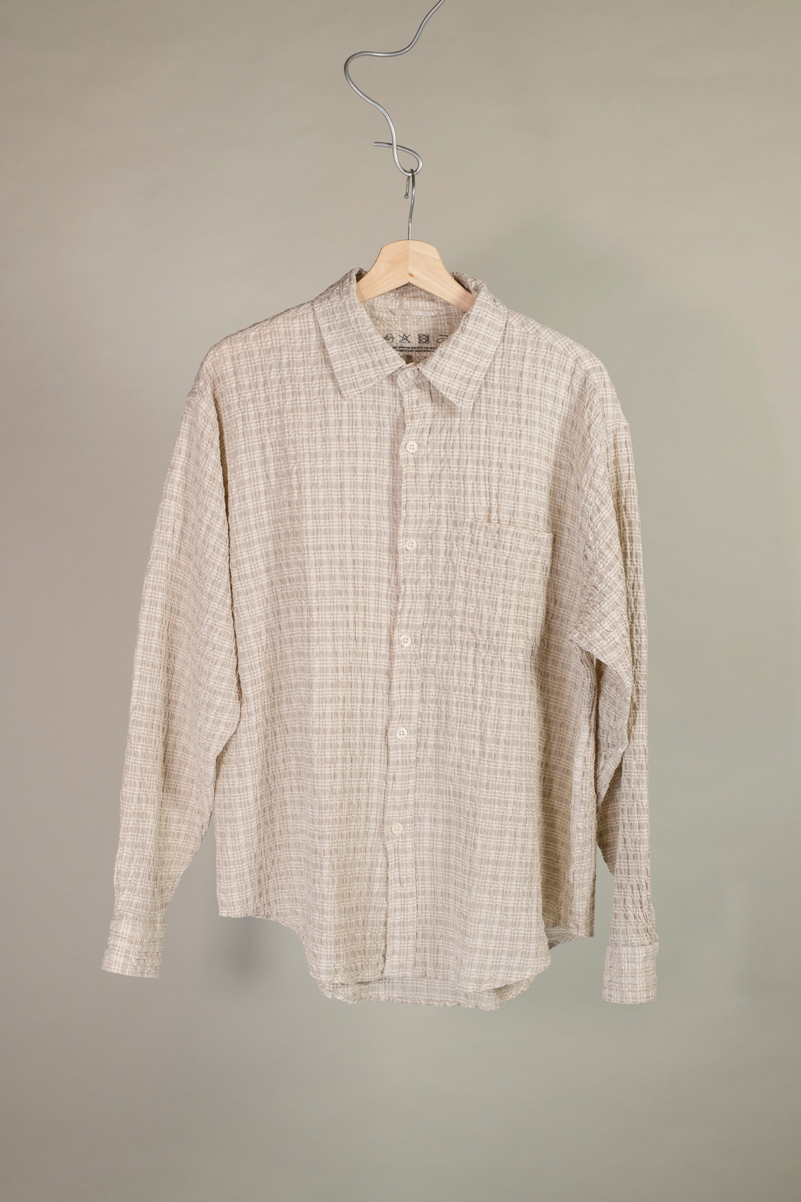 mfpen Executive Shirt - Beige Structure Check | Garmentory