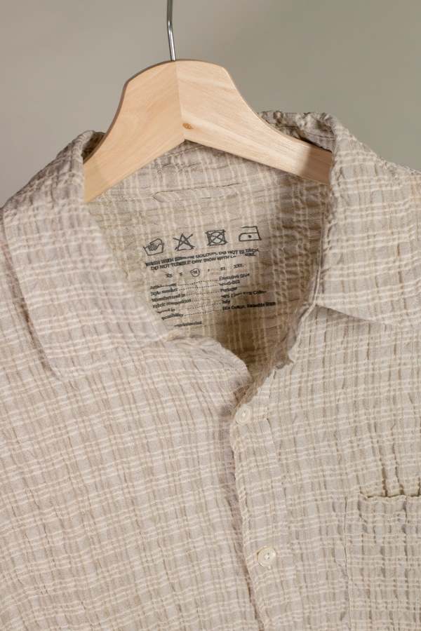 mfpen Executive Shirt - Beige Structure Check | Garmentory