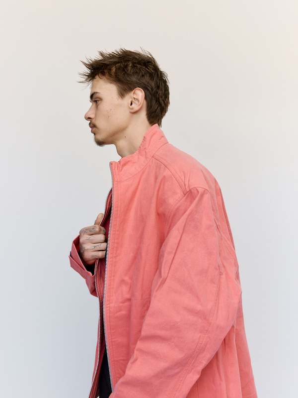 MAN-TLE R18S7 Sunset Wax Block Jacket | Garmentory