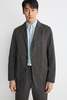 Pottery Herringbone Sports Jacket - Charcoal - Thumbnail 4
