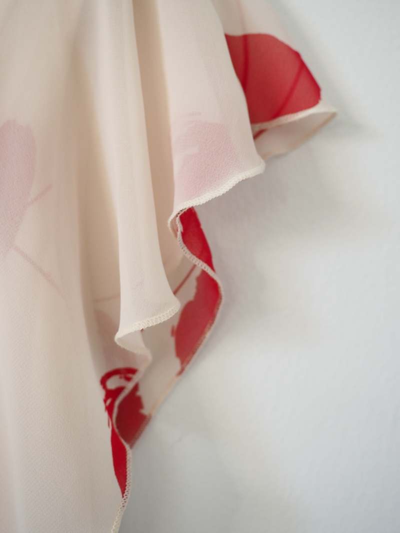 Gemini Floral Dress - Cream/Red