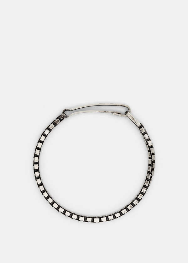 werkstatt:mnchen Snaplink Box Chain Bracelet - Silver